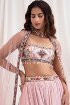 GULABI AABHA LEHENGA