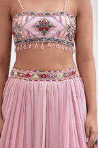 GULABI AABHA LEHENGA