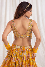 SUNEHRI RANG LEHENGA