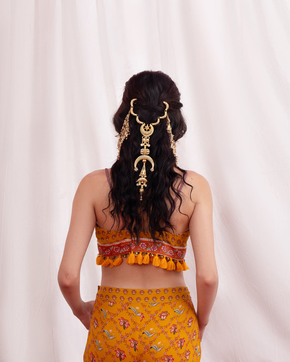 SUNEHRI AABHA CAPE SHARARA SET