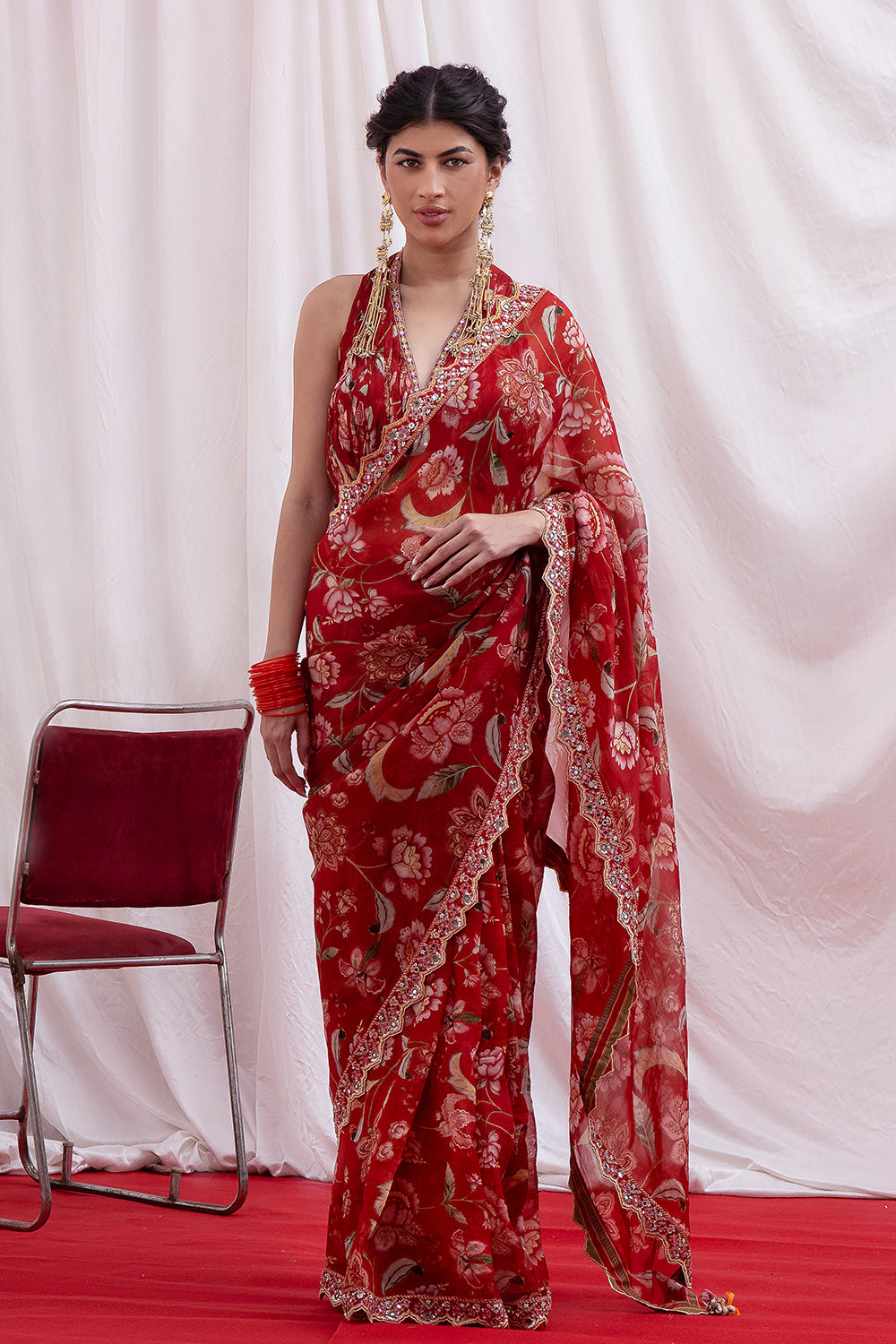 GULNAAR SHEESHA SAREE